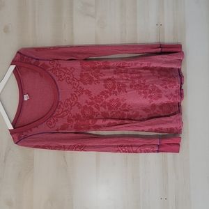 Free People Floral Print Top